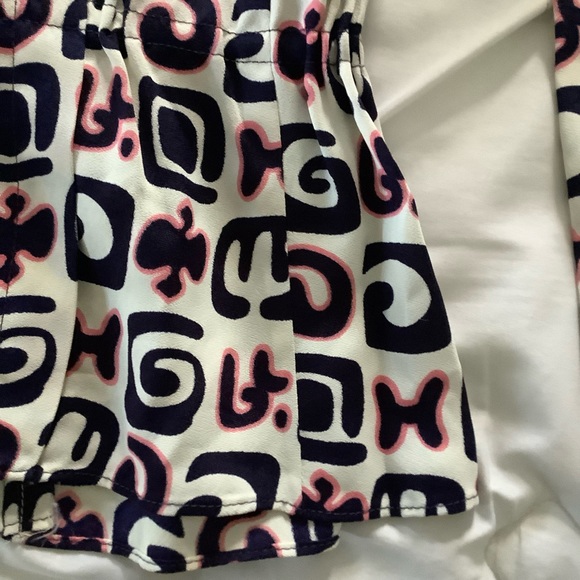 Vintage 60’s Print Top Size XS - Picture 6 of 8